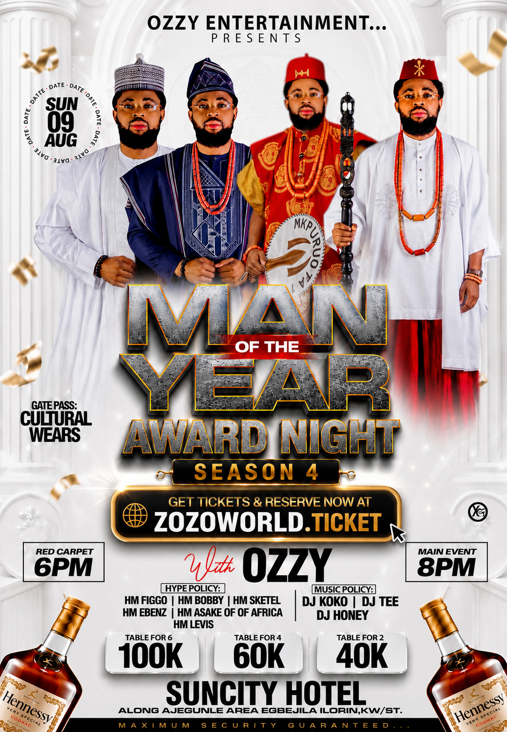 Man of the Year Award Night artwork
